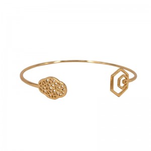 Begonia ดอกไม้เปิดสร้อยข้อมือ